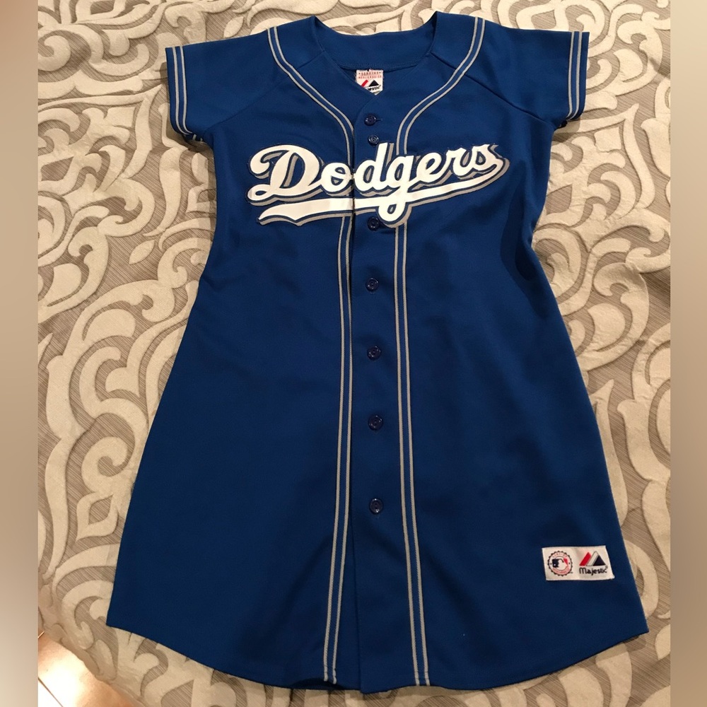 Majestic Blue Ladies LA Dodgers Jersey Dress